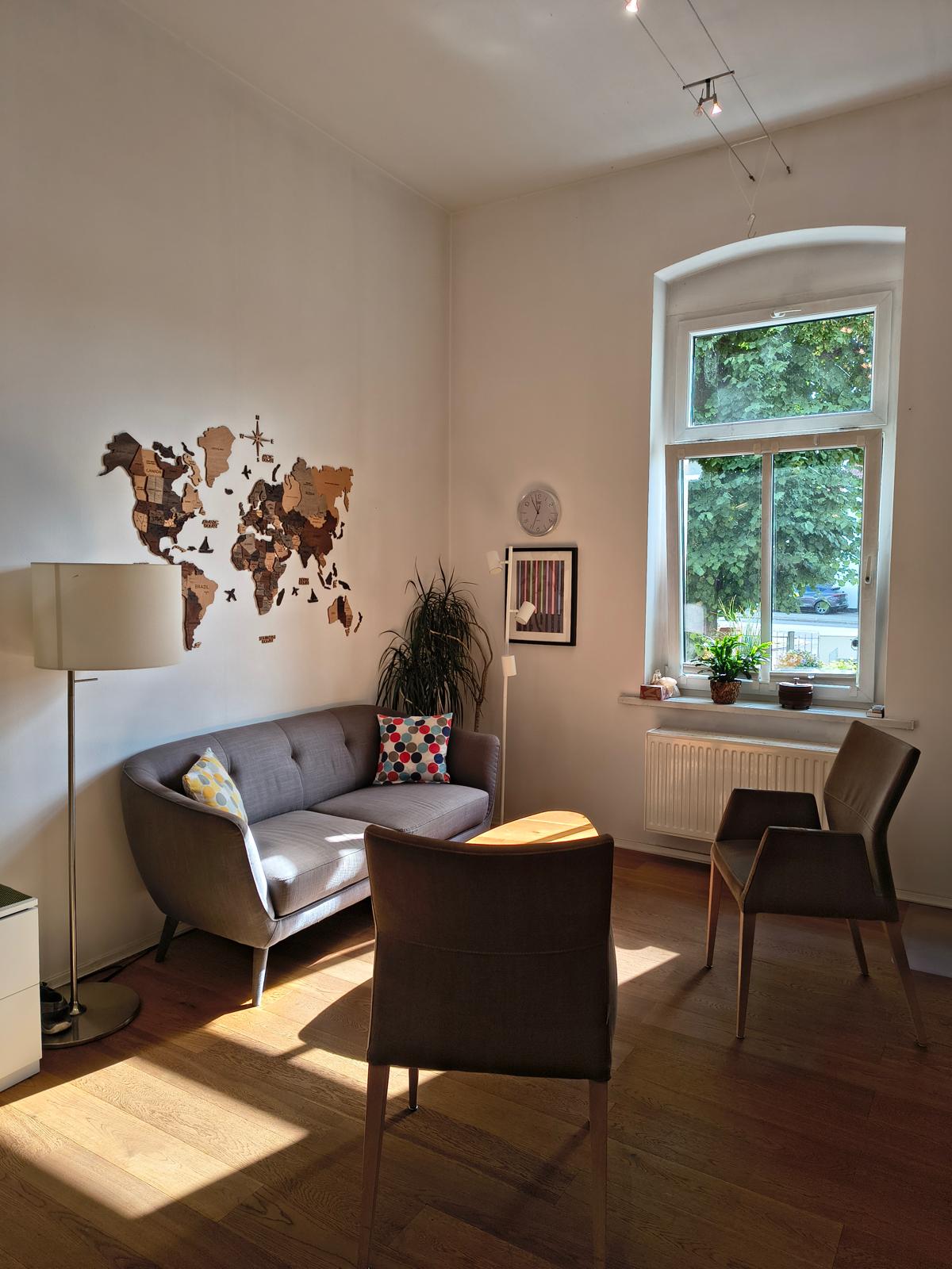 Therapieraum der Praxis Born und Jahnel